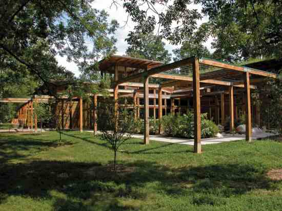The Visitor Center at Bernheim Arboretum and Research Forest is built green.